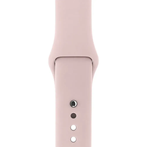 Ремінець Silicone Band для Apple Watch 42mm | 44mm | 45mm | 46mm | 49mm Pink Sand sb0171 фото