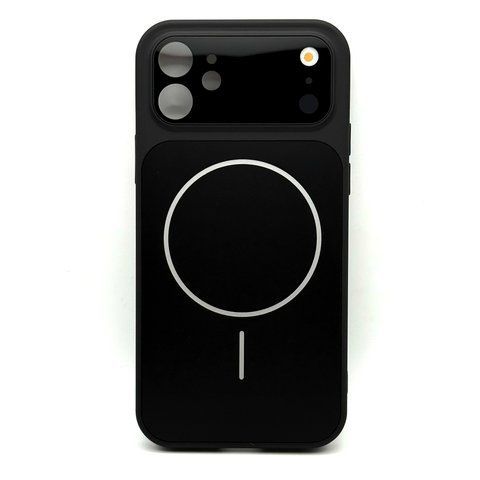 Чехол AG Glass Style для iPhone 12 Black 1gls049 фото
