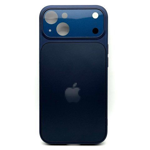 Чехол Glass Style Logo with Magsafe для iPhone 13 Blue stlog008 фото