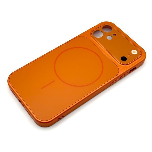 Чохол AG Glass Style для iPhone 12 Orange 1gls051 фото