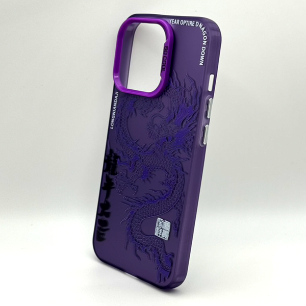 Чохол SO Cool Dragon для iPhone 15 Pro Purple scd068 фото