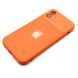 Чохол Silicone Glass Camera для iPhone 12 Orange silcam0046 фото 2