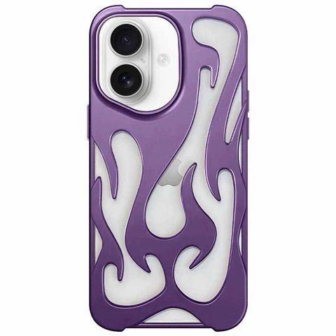 Чохол TPU Winfire для iPhone 16 Plus Purple wf060  фото
