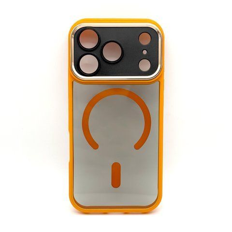 Чохол Toning Pixel with Magsafe для iPhone 17 Pro Max Orange tng0034 фото