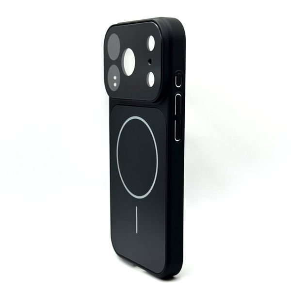 Чехол AG Glass Style для iPhone 17 Pro Black gls067 фото