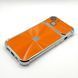 Чехол CD Laser Glass Camera для iPhone 14 Orange cdl005 фото 3