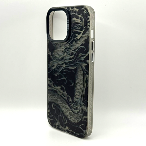 Чехол Hologram Dragon Case для iPhone 15 Pro Max Black hd020 фото