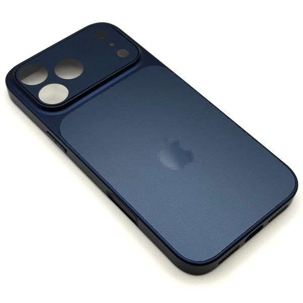 Чохол Glass Style Logo with Magsafe для iPhone 17 Pro Blue stlog0011 фото