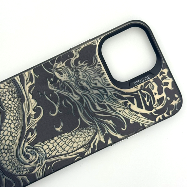 Чехол Hologram Dragon Case для iPhone 16 Pro Max Black hd022 фото