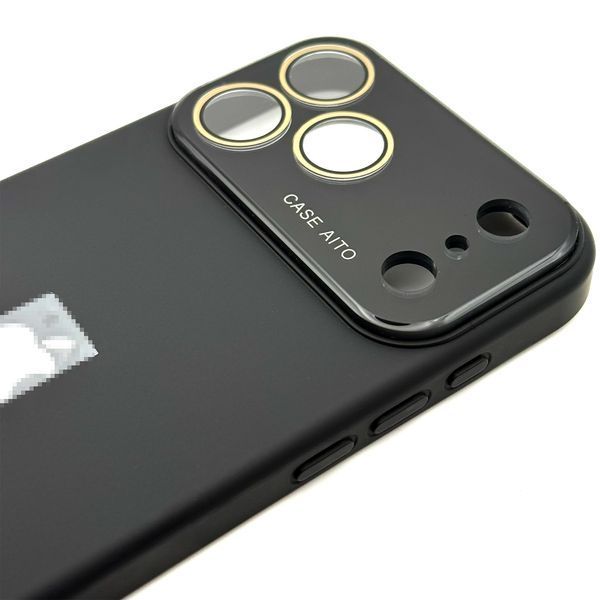 Чохол Silicone Glass Camera для iPhone 18 Pro Max Black silcam0091 фото