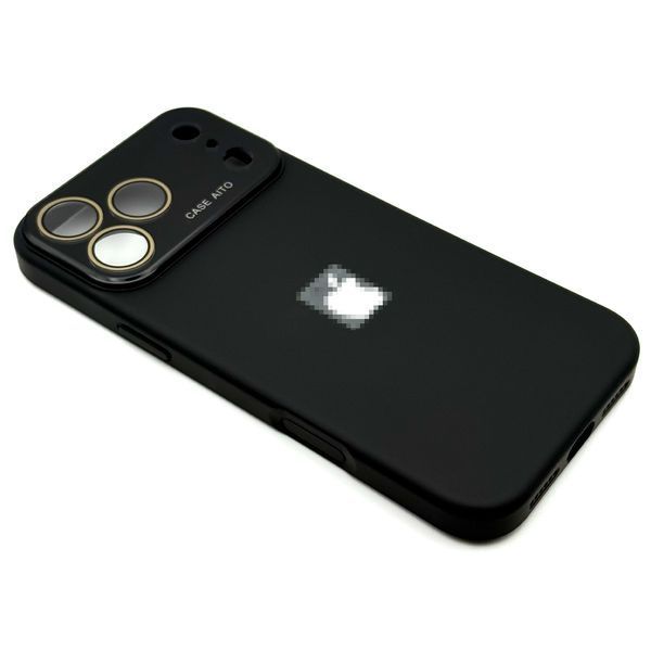Чохол Silicone Glass Camera для iPhone 18 Pro Max Black silcam0091 фото