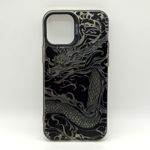 Чохол Hologram Dragon Case для iPhone 13 Black hd030 фото