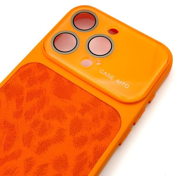 Чехол LEO Style для iPhone 16 Pro Max Orange leost017 фото
