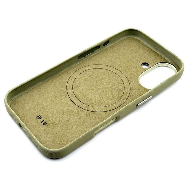 Чехол Denim Case with MagSafe для iPhone 16 Olive dnm00132 фото