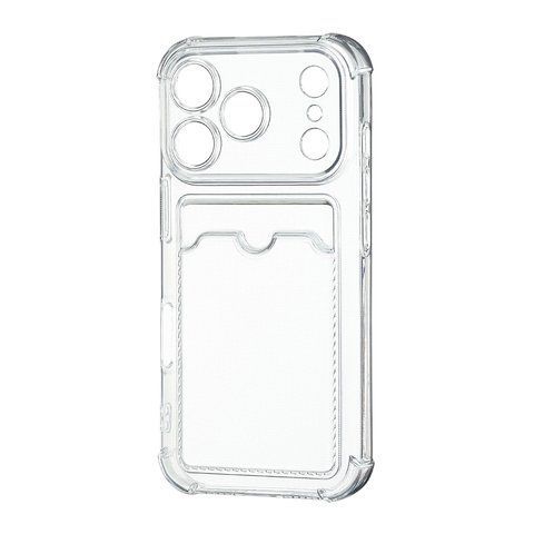 Чохол прозорий Card Holder з кишенькою для iPhone 17 Pro crh0031 фото