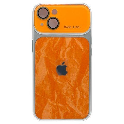 Чохол Velour Style для iPhone 13 Orange velst002 фото
