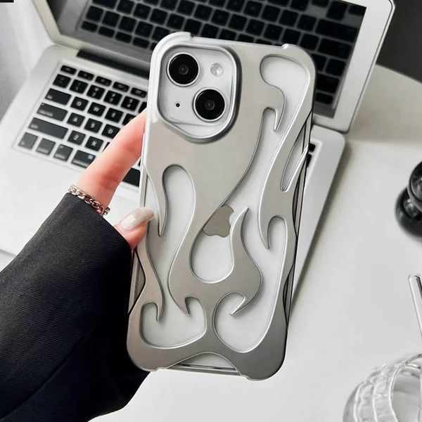 Чохол TPU Winfire для iPhone 15 Plus Silver wf047 фото