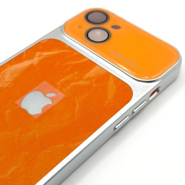 Чохол Velour Style для iPhone 13 Orange velst002 фото