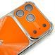 Чехол CD Laser Glass Camera для iPhone 17 Pro Orange cdl0041 фото 4