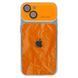 Чохол Velour Style для iPhone 13 Orange velst002 фото 1