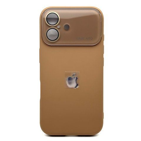Чехол Silicone Glass Camera для iPhone 17 Brown silcam0083 фото