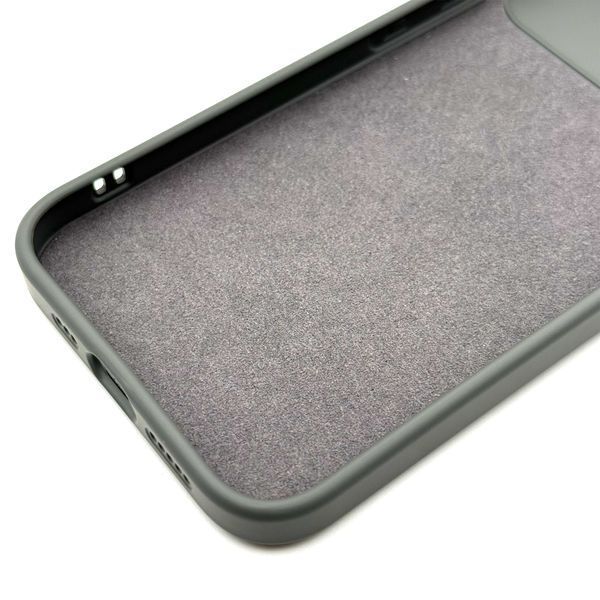 Чехол Silicone Glass Camera для iPhone 18 Pro Max Gray silcam0094 фото