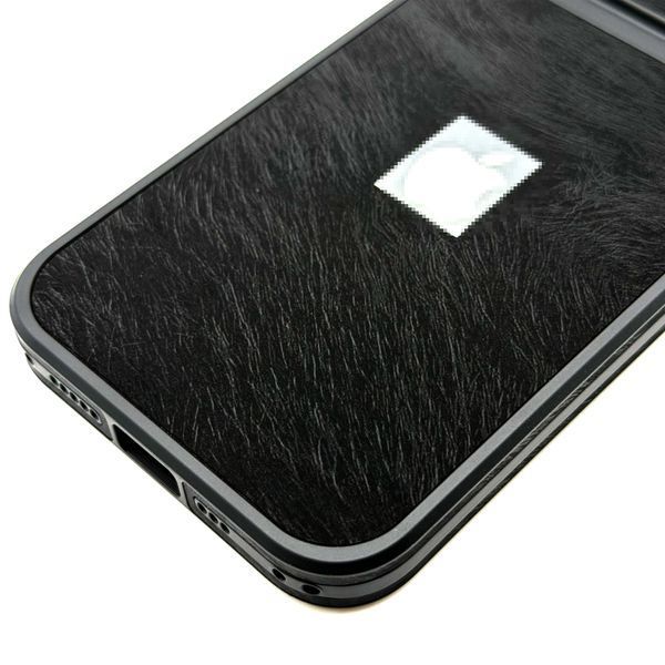 Чохол TPU Textile для iPhone 13 Black  tputxt001 фото