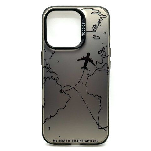 Чехол So Cool Print Travel Map для iPhone 16 Pro sclktr001 фото