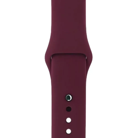 Ремінець Silicone Band для Apple Watch 38mm | 40mm | 41mm | 42mm (10 | 11 series) Marsala sb009 фото