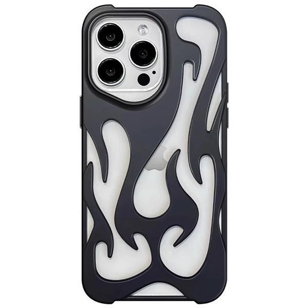 Чехол TPU Winfire для iPhone 13 Pro Max Black wf012 фото