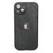 Чохол Textile Jeans with Camera Glass для iPhone 14 Black txt004 фото
