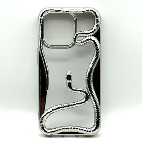 Чохол TPU Snake для iPhone 12 Pro Max Silver snk016 фото