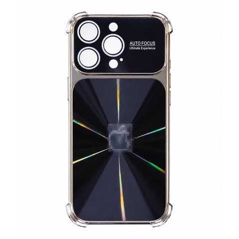 Чохол CD Laser Glass Camera для iPhone 15 Pro Max Black cdl0016 фото