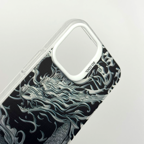 Чехол Hologram Dragon Case для iPhone 14 Plus White hd038 фото