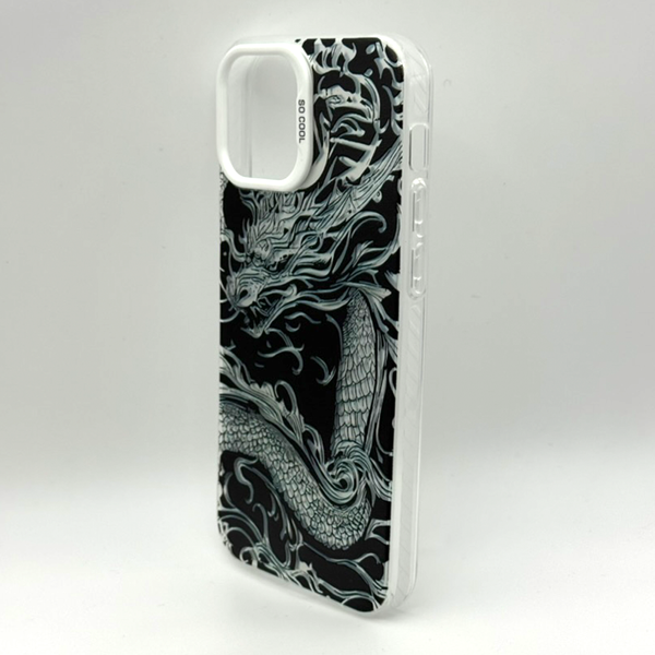 Чехол Hologram Dragon Case для iPhone 14 Plus White hd038 фото