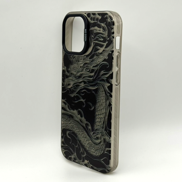 Чохол Hologram Dragon Case для iPhone 15 Plus Black hd039 фото