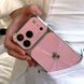 Чехол CD Laser Glass Camera для iPhone 14 Pro Pink cdl01027 фото 2