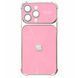 Чехол CD Laser Glass Camera для iPhone 14 Pro Pink cdl01027 фото 1
