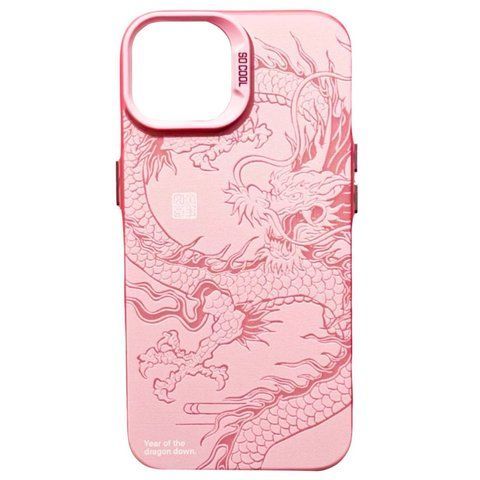 Чехол SO Cool Dragon для iPhone 13 Pro Max Pink scd033 фото