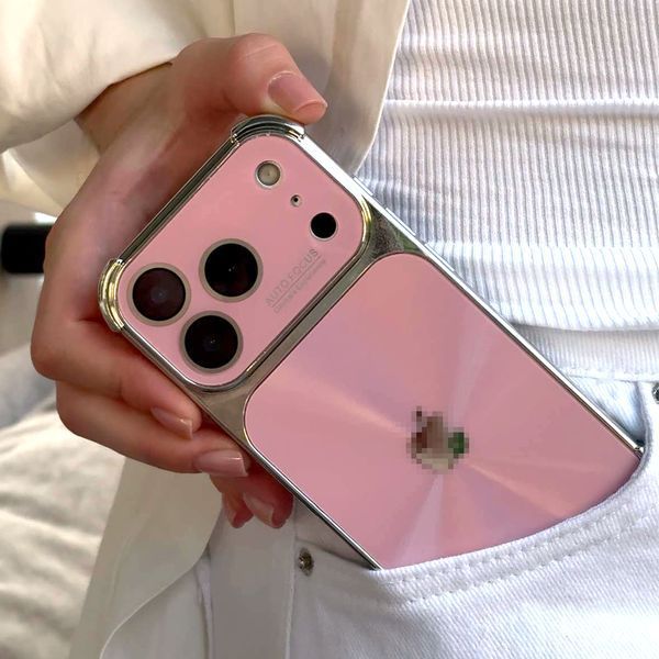 Чохол CD Laser Glass Camera для iPhone 13 Pro Max Pink cdl01012 фото