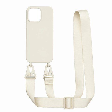 Чохол на стрічці Strap Color для iPhone 15 Pro Max Antique White strp0044 фото