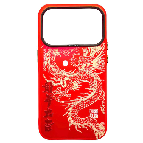 Чохол SO Cool Dragon для iPhone 17 Pro Red scd084 фото