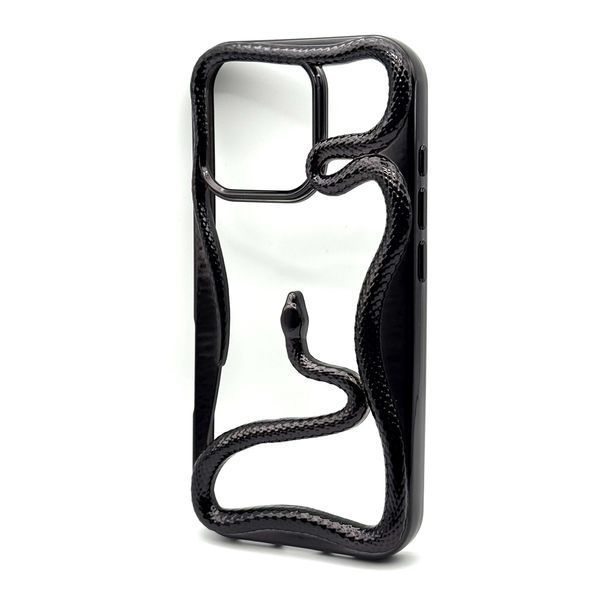 Чехол TPU Snake для iPhone 15 Pro Max Black snk021 фото