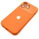 Чехол Silicone Glass Camera для iPhone 16 Pro Orange silcam0014 фото 3