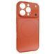 Чехол AG Glass Style для iPhone 15 Pro Max Orange gls033 фото
