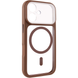 Чехол Moon Clear Magsafe для iPhoine 16 Brown gtm009 фото 3