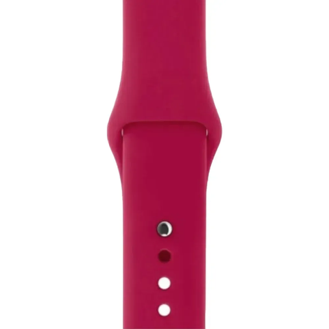 Ремінець Silicone Band для Apple Watch 42mm | 44mm | 45mm | 46mm | 49mm Rose Red sb0191 фото