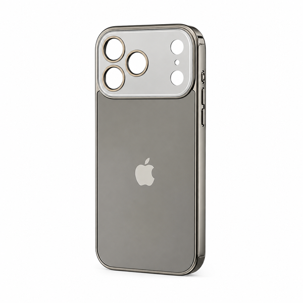 Чехол Glass Logo Style для iPhone 17 Pro Max Silver glslogo002 фото