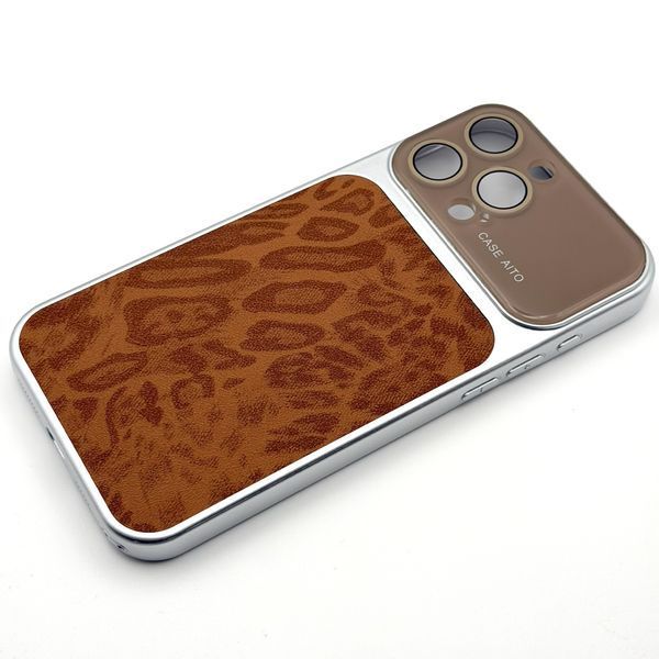 Чохол LEO Style для iPhone 15 Pro Max Brown leost0159 фото