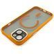 Чохол Toning Pixel with Magsafe для iPhone 14 Orange tng0024 фото 2